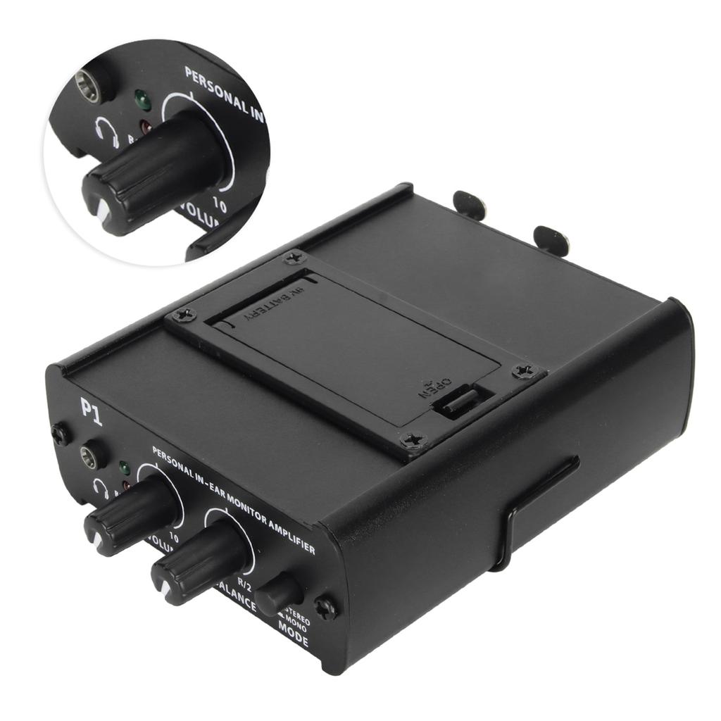 Headphone Amplifier 2CH Stereo Passive Mixer Portable Studio Headphone Amplifier Mixer