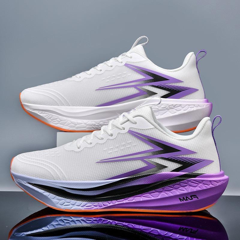 Comfortable Fit Women Stylish Running Shoes Marathon Athletic Shoes Breathable Lightweight Men Trend Athletic Shoes