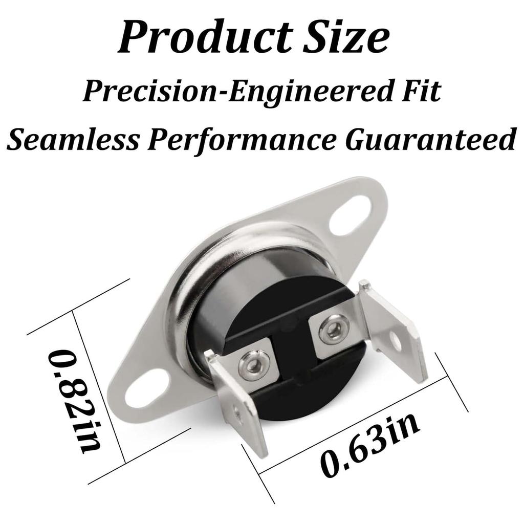 for KSD-40LC 70 Thermostat Thermal Fuse Switch for GE Microwave Oven, Normally Closed