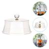 Transparent Food Protector Cover Dustproof Cake Cover Kitchen Dish Storage Perfect For Outdoor Dining And Party