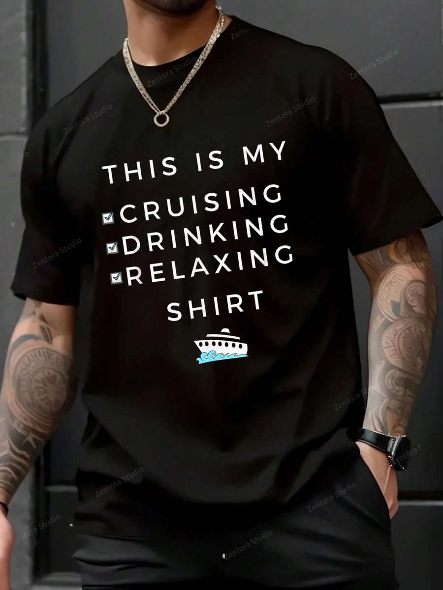 

This Is My Cruising Drinking - For Cruise Vacation Unisex T-Shirt XL