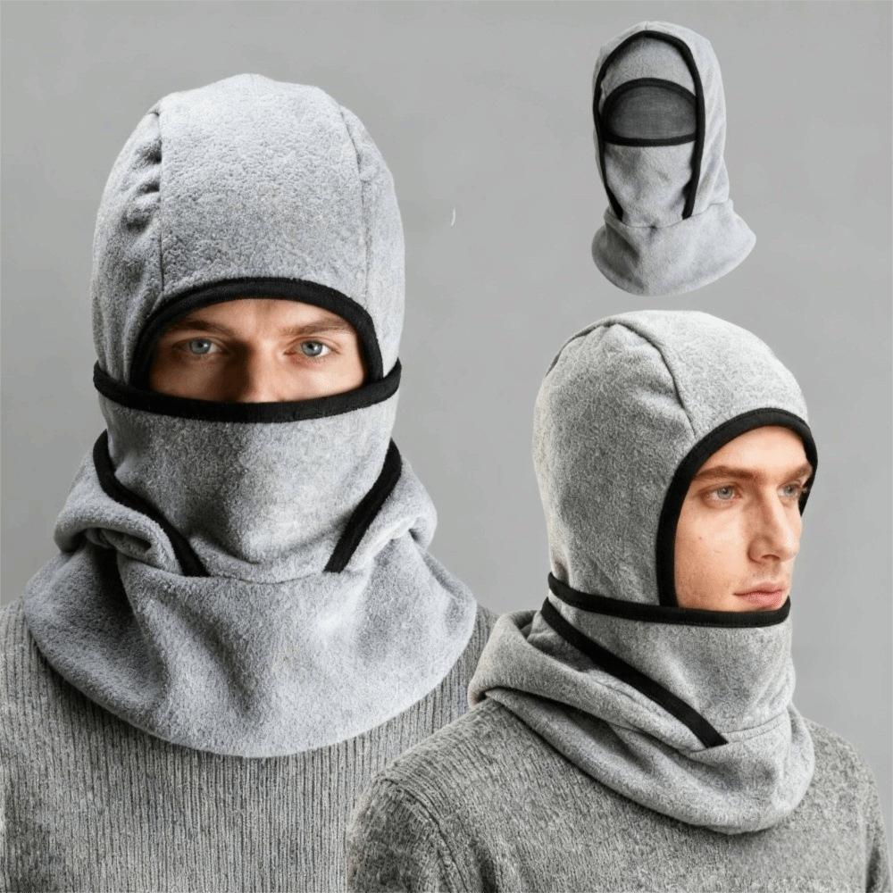 Neck Protection Balaclava Cycling Cap Double Layer Ski Windproof Cap Warm Hat Mask  Winter
