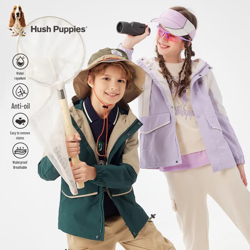 Hush Puppies Kids' Autumn 3-Proof Hooded Jacket
