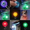 Dog Pendant Round Portable LED Pet Flashing Blinking Pendant for Night