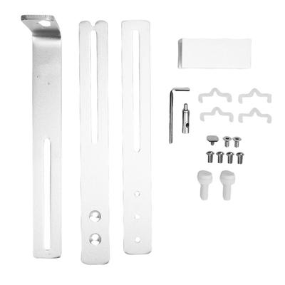 Aquarium Light Holder Stable Support Easy Installation Aluminum Alloy Fish Tank Light Hanging Bracket Silver