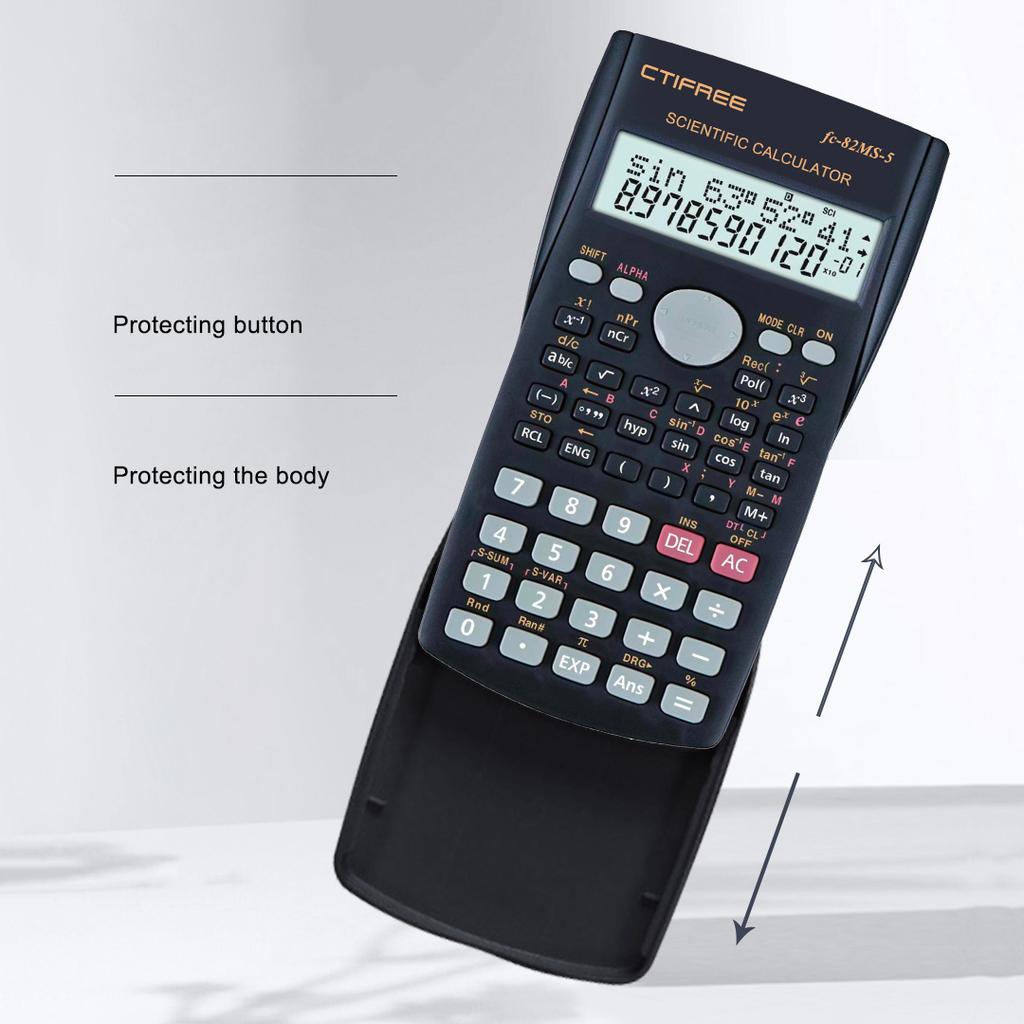 Scientific Calculator - Exam-ready, Multifunctional, Large Display - Portable & Durable For Students