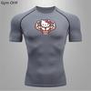 Camisetas 2026 para Hombre Verano Manga Corta Estampado de Dibujos Animados Camisetas de Gimnasio para Entrenamiento Deportivas de Secado Rápido Camisetas Interiores Top Ajustado Deportivo
