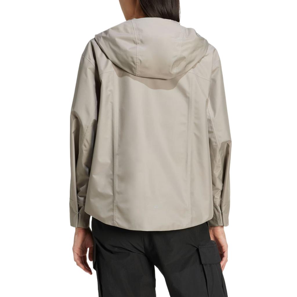 adidas Terrex Hooded Skin-Friendly Comfortable Solid Color Waterproof Windproof Jacket Women Jacket JV8717