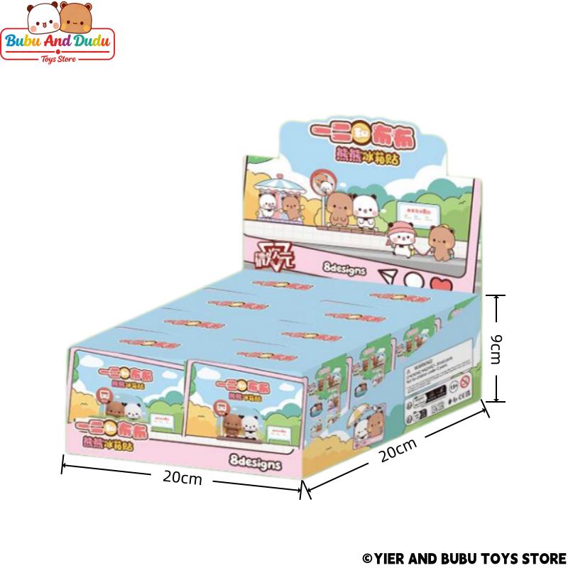 Official Original Panda Bubu And Yier Fridge Magnet  Toys , Cute Bubu And Dudu Cartoon Model Surprise  Gift