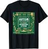Autisme Ander Besturingssysteem Grafisch T-shirt Unisex Katoen Casual Korte Mouw T-shirt