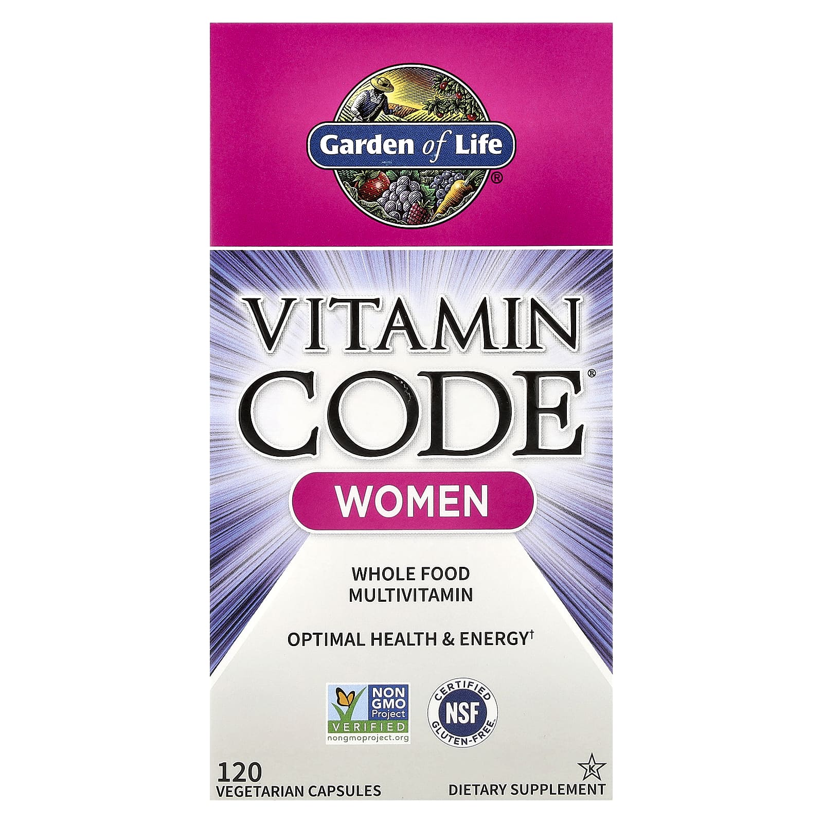 

Vitamin Code®, Women s Whole Food Multivitamin, 120 Veggie Caps