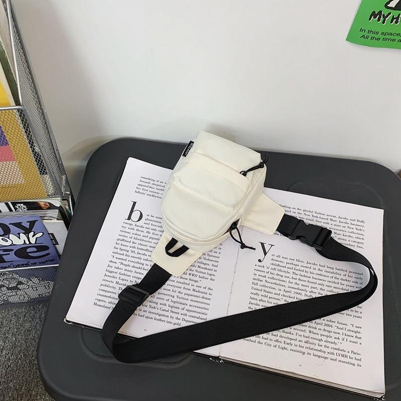 Breast bag women's trend small satchel personalized fashion brand messenger bag boys casual mini mobile phone bag