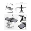 Solar Airplane Creative Men's Car Decoration Car Interior Accessories Desktop Ornament Gift for Woman, Man, Car Enthusiast