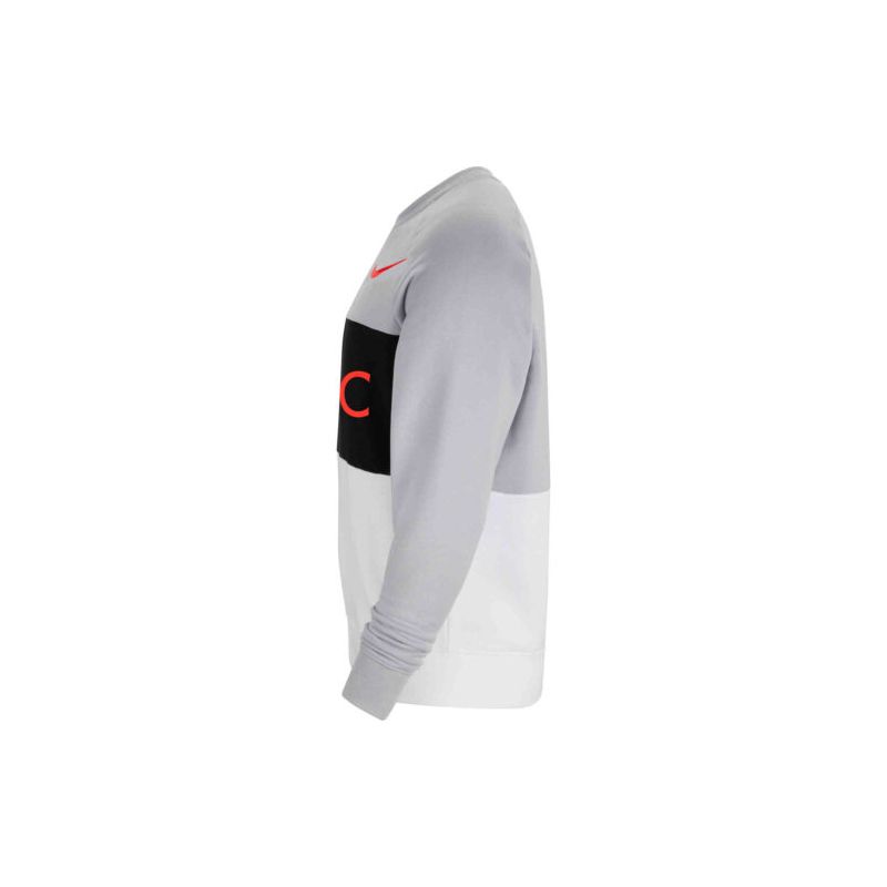 Nike Felpa da allenamento da calcio Air Max Liverpool in pile da uomo Top Grigio CZ3424-012
