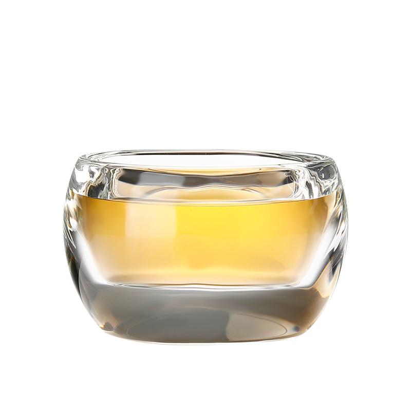 2pcs Set Drinkware Crystal Glass 80ml Master Cup Water Dispenser Kawaii Thickening Tea Cup Home Coffeeware Teaware Coffee Cups