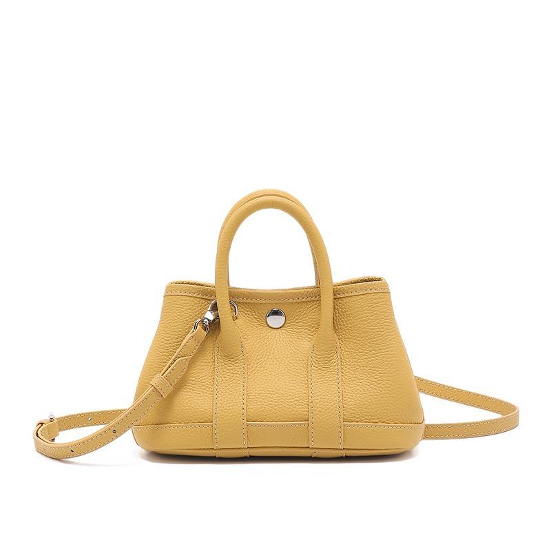 Leather Women's Bags, Messenger Bags, Women's New Cute Garden Bags, Niche Design, High-end Shoulder Bags