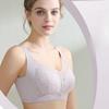 Gather Bra Women's Thin Plus Size Bra No Steel Ring Adjustable Breast Collection Bra