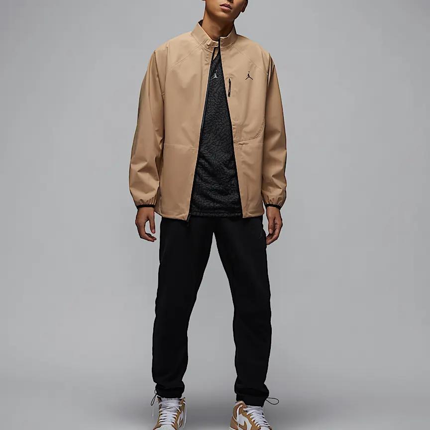 Jordan Sport Storm-Fit Adv Windproof Waterproof Loose Jacket Men Jackets Mellow-Yellow Black HV6591-200