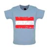 Austria Grunge Flag - Kids T-Shirt Tees Top - Austrian Vienna Flags Country