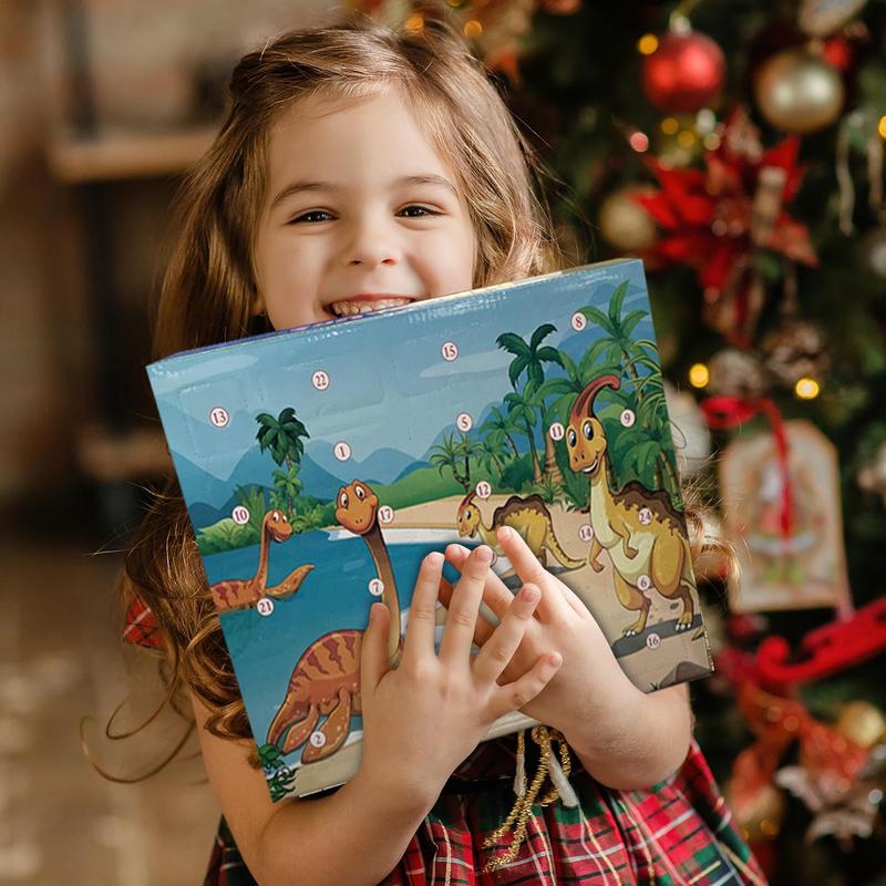 Dinosaur Advent Calendar 24 Days Dinosaur Christmas Countdown Calendar Toys Dino Toy Christmas Gift For Girls Boys