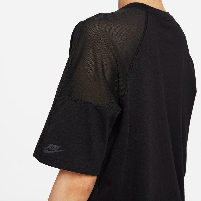 Nike Dri Fit T Shirts Women's Black Crew Neck Moderate Straight Fit DD4621-010