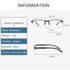 Vintage Business Bifocal Reading Glasses for Men Women Progressive Vision Anti-blue Light Eyewear Diopter Eyeglasses +1.0~+4.0