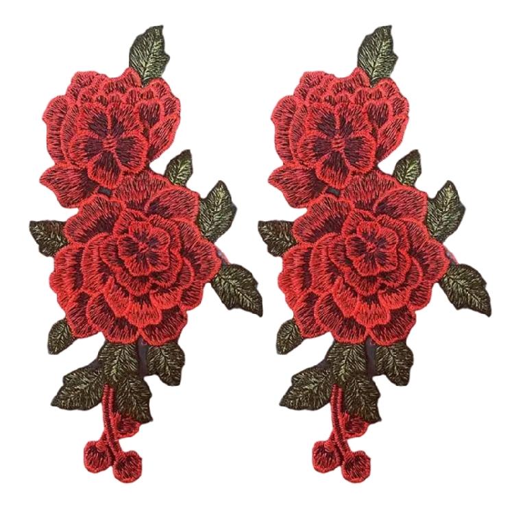 Elegant Flower Patches Sew on Bannner Repair For Clothing Applique Patches Sequined Patches Sew On Craft 1