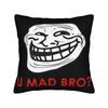 Orange Frutiger Aero Person Pillowcase Polyester Cushion Cover Decorative  Pillow Case Cover Home Square cm