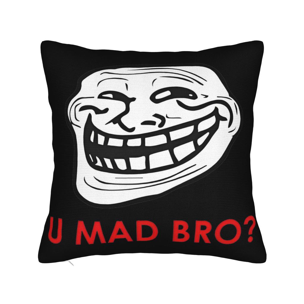 Orange Frutiger Aero Person Pillowcase Polyester Cushion Cover Decorative Pillow Case Cover Home Square cm