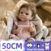 JOYORA 50CM Reborn Doll Fashion Finished Doll Newborn Baby Size Doll Realistic 3D Skin Art Collection Doll Cute Birthday Gift