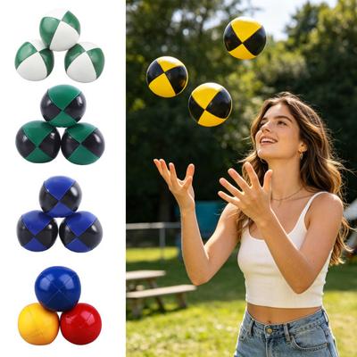 3PCS PU Filled with Soft Touch Toy Ball Fine Particles Design Toy