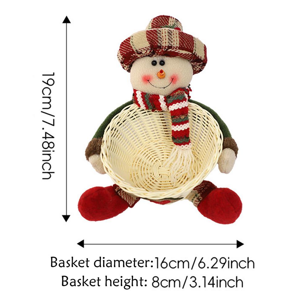 

Корзина с рождественскими угощениями Ассортимент фруктовых закусок Рождественская корзина с едой Рождественский органайзер для еды