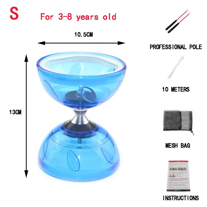 Portable Diabolo Chinese Yoyo Diabolo Set Portable Fitness Gear For Adults Kids Elderly Outdoor Indoor Agility Exercise 6