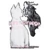 Oversized T Shirt Black Cat And Wolf Graphic Print With KIT Strange Text Casual Streetwear For Women