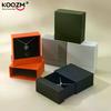 Sturdy Construction Jewelry Organizer Compact Multiple Compartments Thick Paper Ring Box Customizable Gift Box Jewelry Display