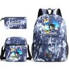 Three-piece Backpack Versatile High School Travel Bag