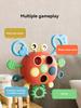 Baby Fun Cartoon Crab Lala Toy Whip Music Puzzle Early Education Toys a Variety of Play Can Be Pressed To Bite