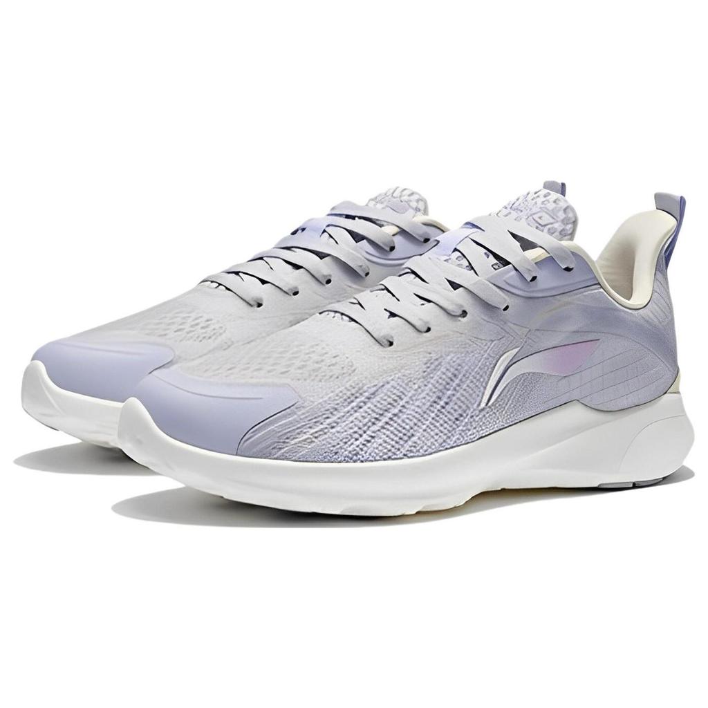 Li-Ning Lightweight Soft Rebound Breathable Non-Slip Running Shoes Women sneakers Blue ARSS020-1