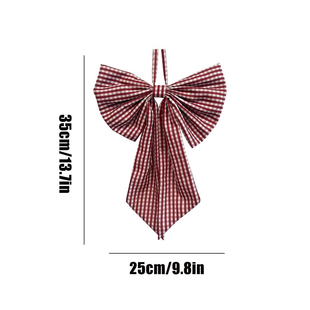 

Christmas Tree Bows Festive Decoration Christmas Wreath Bows for Festival Activities Party Gathering Wedding Home Window Holiday