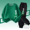 Autumn Baby Boy Clothes Fashion Printed T-shirts and Pants 2 Pieces Set Children Girls Casual Top Bottom Outfits Tracksuits