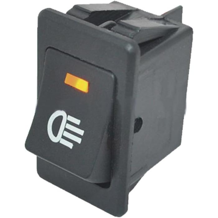 8pcs Car Blue Red Green Yellow LED Fog Light Toggle Rocker Switch 4Pin 12V 35A ON OFF Bright Rear Front