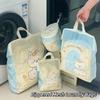 Cute Cartoon Puppy Zippered Mesh Laundry Bags Anti-Winding with Handle Protective Washing Bag Breathable Anti-deformation