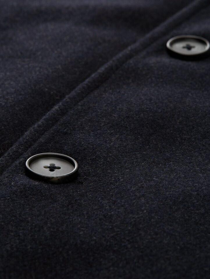 Winter Coat Tom Tailor 2 In 1 Mantel with Wool (1042475) Dark Blue In a Small Herringbone Pattern