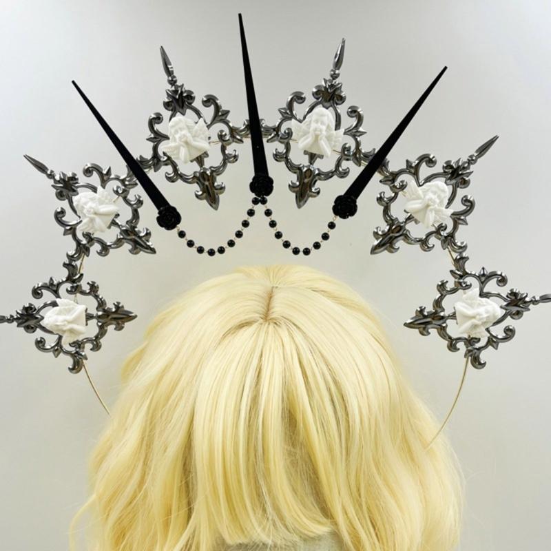 Sophisticated Headbands Elegant Metal Hair Accessory Comfortable Wear Hair Decors For Themed Event Cosplay