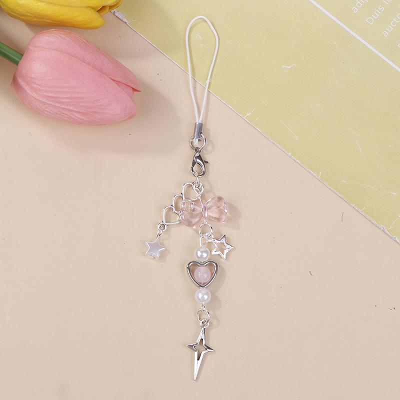 

Кулон из бисера ручной работы, изящный брелок для телефона, цепочка-шнурок, брелок для ключей, подвеска для рюкзака, кошелька, сумки