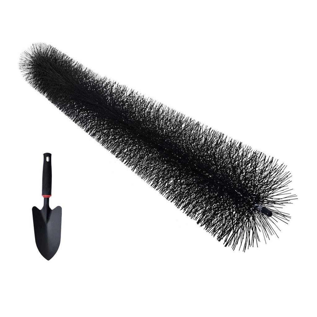 Gutter Brush, 80 Feet Total Length 4.33 Inch Diameter Gutter Cleaning Tools, Ground-Level Gutter Brush Leaf Guard for 5 Inch Gutters, Easily Clear