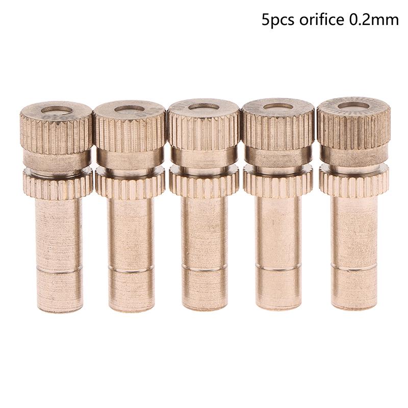 5Pcs 6Mm Quick Connect Mist Sprayer Atomizing Misting Nozzle Garden Water Irrigation Sprinkler For Misting Cooling System