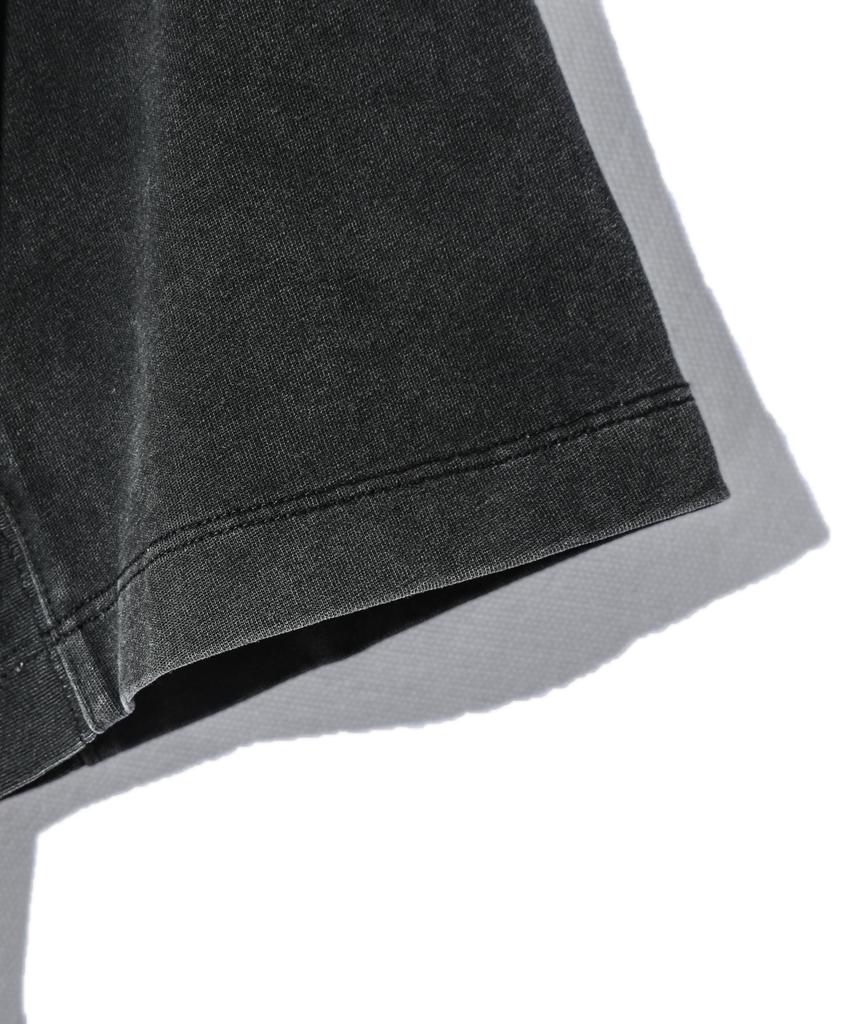 Dimiteulibeullaeg Vlad Pigment Slash Short Sleeve T-Shirt_Charcoal