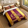 Bedding Set 1 Duvet Cover 2 Pillowcases Brisbane Broncos Print Soft Bed Linen Bedroom Decor