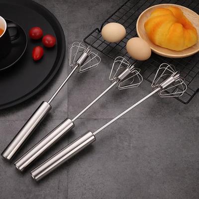 Stainless Egg Beater Semi-Automatic Egg Tools Manual Mixer for Egg Stiring Cream Whisk Baking Tools Kitchen Accessories